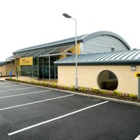 Outside the Dublin Rehoming Centre